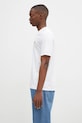 Maison Kitsuné t-shirt bawełniany Fox Head Patch Regular Tee Shirt LM00104KJ0008 biały AW24