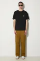 Maison Kitsuné t-shirt bawełniany Speedy Fox Patch Comfort Tee Shirt czarny
