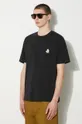 čierna Bavlnené tričko Maison Kitsuné Speedy Fox Patch Comfort Tee Shirt