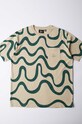by Parra cotton t-shirt Sound Waved regular beige 51310
