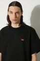 Nanga t-shirt Eco Hybrid Box Logo Embroidery Tee NW2411.1G804.A nero