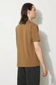 Odzież Nanga t-shirt Eco Hybrid Mt Logo Tee NW2211.1G208 brązowy