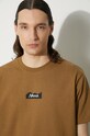 Nanga t-shirt Eco Hybrid Mt Logo Tee NW2211.1G208 brązowy