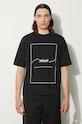 Majica kratkih rukava Nanga Dry Mix Frame Logo Tee crna NW2221.1G503