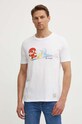 United Colors of Benetton t-shirt bawełniany biały 30964M01S