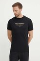 Bavlněné tričko Karl Lagerfeld černá 542224.755056