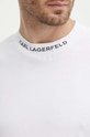 Bavlněné tričko Karl Lagerfeld 542224.755159 bílá