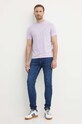 Karl Lagerfeld t-shirt 542221.755890 fioletowy SS24