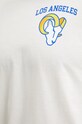 Nike t-shirt bawełniany Los Angeles Rams N199.11K.95.8AB beżowy