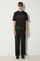 STAMPD cotton t-shirt Van Gogh Relaxed Tee SLA.M3248TE.BLK black SS24