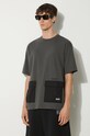NEIGHBORHOOD t-shirt bawełniany Design Crewneck zielony 241UWNH.CSM05