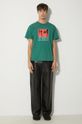 Βαμβακερό μπλουζάκι Awake NY Vegas T Shirt SP24.TS006 πράσινο SS24