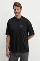 Хлопковая футболка Armani Exchange 3DZTHJ.ZJBYZ чёрный SS24