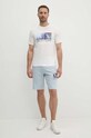 Бавовняна футболка Armani Exchange 3DZTJB.ZJBYZ бежевий SS24