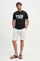 Bavlněné tričko Armani Exchange 3DZTJB.ZJBYZ černá SS24