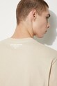 AAPE t-shirt bawełniany Tee AAPTEM1413XXM beżowy