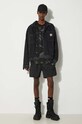 Βαμβακερό μπλουζάκι AAPE Tee AAPTEM1415XXM μαύρο SS24
