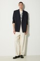 Βαμβακερό μπλουζάκι AAPE Basic Tee AAPTEM1444XXM μπεζ SS24