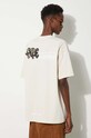 Дрехи Памучна тениска AAPE Basic Tee AAPTEM1448XXM бежов