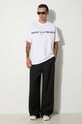 Хлопковая футболка AAPE Basic Tee AAPTEM1454XXM белый SS24