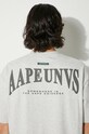 AAPE cotton t-shirt Fancy Tee AAPTEM1462XAM gray
