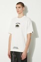 Bavlněné tričko AAPE Basic Tee béžová AAPTEM1493XXM