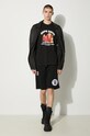 Bavlnené tričko AAPE Theme Tee AAPTEM1496XXM čierna SS24
