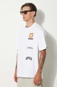 AAPE t-shirt in cotone Theme Tee bianco AAPTEM1497XXM