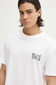 Tommy Jeans t-shirt bawełniany biały DM0DM18562