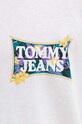 Tommy Jeans t-shirt bawełniany DM0DM18562 biały