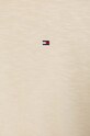 Îmbrăcăminte Tommy Hilfiger tricou din bumbac MW0MW34375 bej