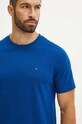 Хлопковая футболка Tommy Hilfiger MW0MW34375 тёмно-синий SS24