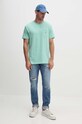 Bavlněné tričko Polo Ralph Lauren 710704248 zelená SS24
