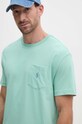 Bavlněné tričko Polo Ralph Lauren zelená 710704248