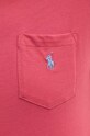 Bavlněné tričko Polo Ralph Lauren 710704248 červená