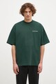 Βαμβακερό μπλουζάκι MKI MIYUKI ZOKU Uniform στάμπα πράσινο UNIFORM.TSHIRT