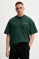 Памучна тениска MKI MIYUKI ZOKU Uniform свободна зелен UNIFORM.TSHIRT
