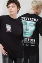 czarny Vertere Berlin t-shirt bawełniany SLEEPWALK Unisex