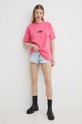 Odzież Vertere Berlin t-shirt bawełniany VER.T220 różowy