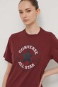 Converse t-shirt in cotone granata 10025459.A24