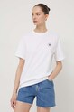 Converse t-shirt bawełniany nadruk beżowy 10026565.A01