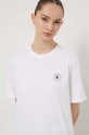 Converse t-shirt bawełniany beżowy 10026565.A01
