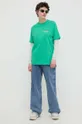 On Vacation t-shirt in cotone Beach Day verde