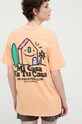 On Vacation tricou din bumbac Mi Casa OVC.T149 portocaliu