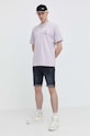 On Vacation tricou din bumbac Mi Casa OVC.T149 violet SS24