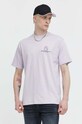 On Vacation t-shirt bawełniany Mi Casa fioletowy OVC.T149
