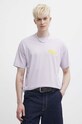 On Vacation t-shirt bawełniany Enjoy OVC.T150 fioletowy