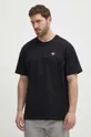 Bombažna kratka majica Hummel črna
