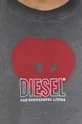 Bombažna kratka majica Diesel Moški