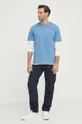 Mercer Amsterdam t-shirt in cotone blu